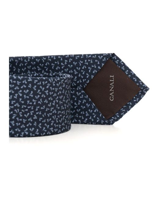 Ties di Canali in Blue da Uomo
