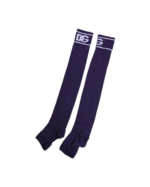 Dolce & Gabbana Blue Socks for men