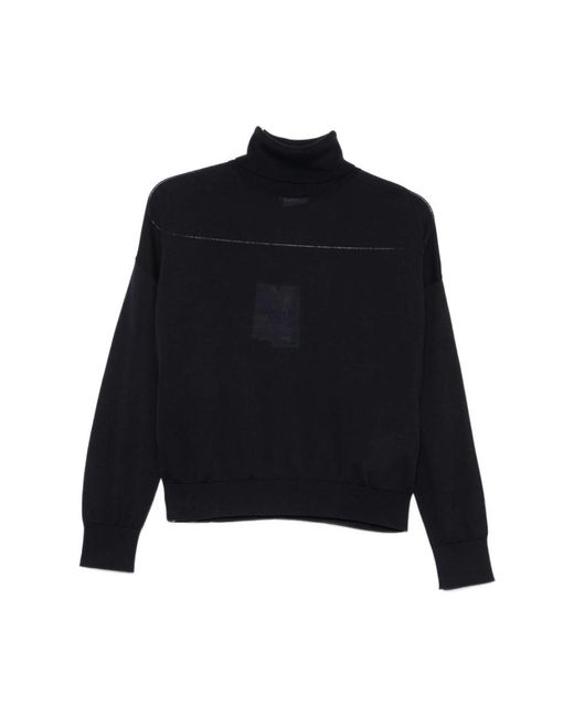 Marella Blue Turtlenecks