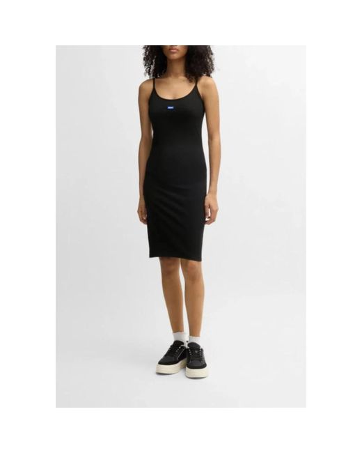 HUGO Short Dresses in het Black