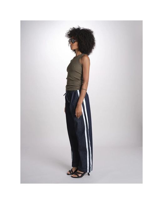 Joseph Blue Wide Jeans