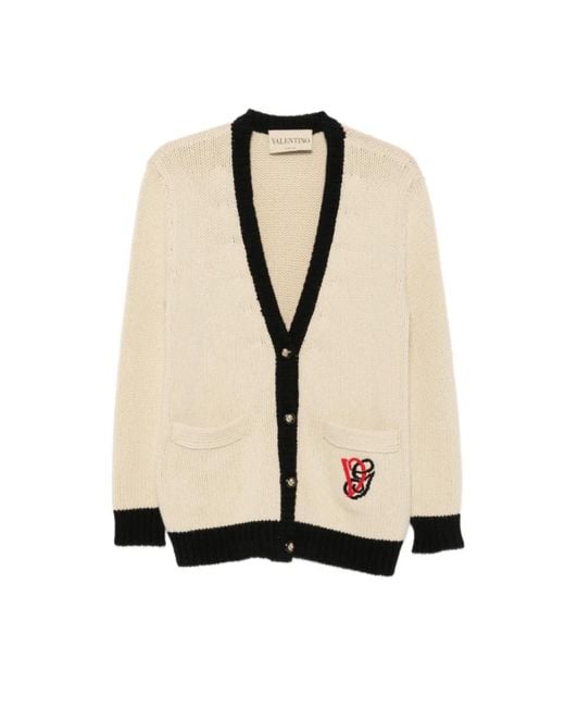 Cardigans Valentino de color Natural