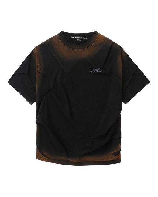 ANDERSSON BELL Black T-Shirts for men