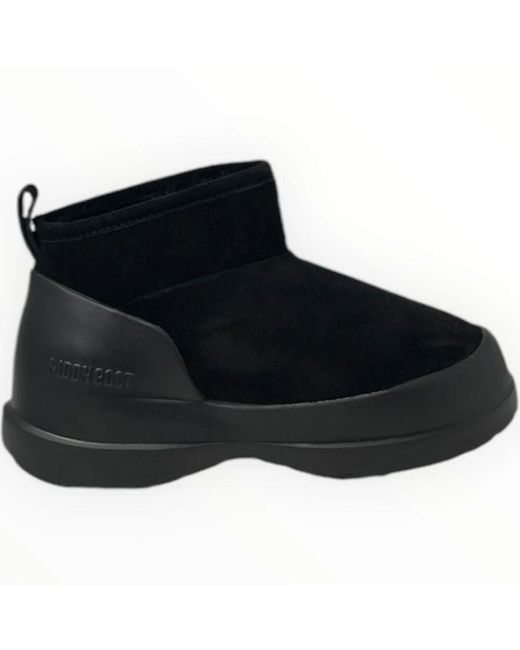 Moon Boot Black Winter Boots