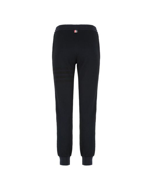 Thom Browne Gebreide Trackpants in het Black