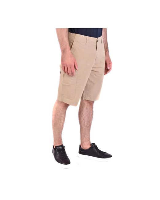 Woolrich Natural Casual Shorts for men