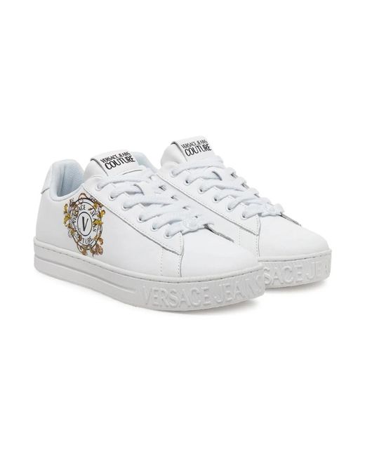 Versace Jeans Couture White Sneakers