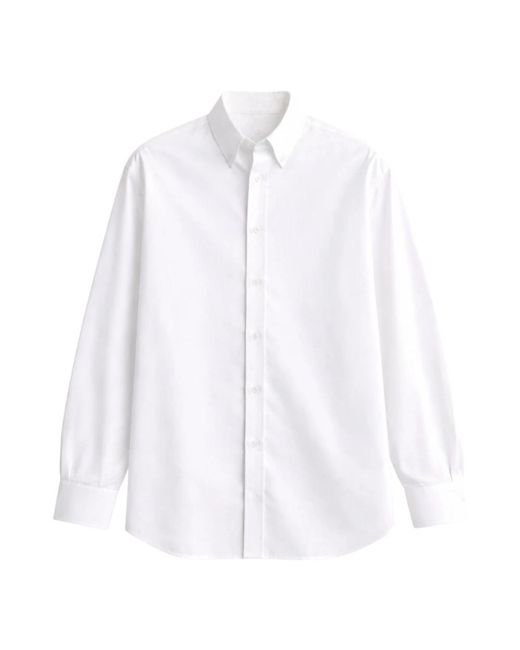 J.W. Anderson White Casual Shirts for men