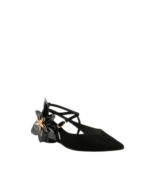 Liu Jo Black Ballerina Shoes