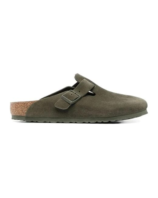 Birkenstock Green Mules for men