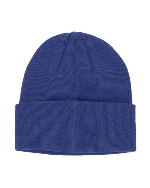 Timberland Accessoires ,Blauw ,Polyester Vintage Beanie in het Blue voor heren