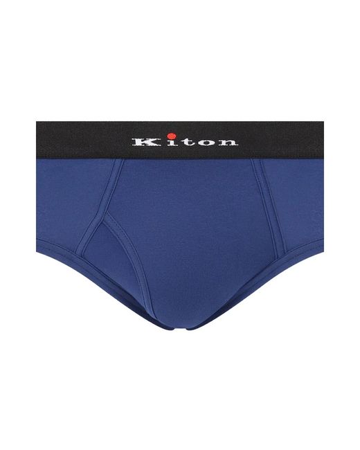 Kiton Blue Bottoms for men