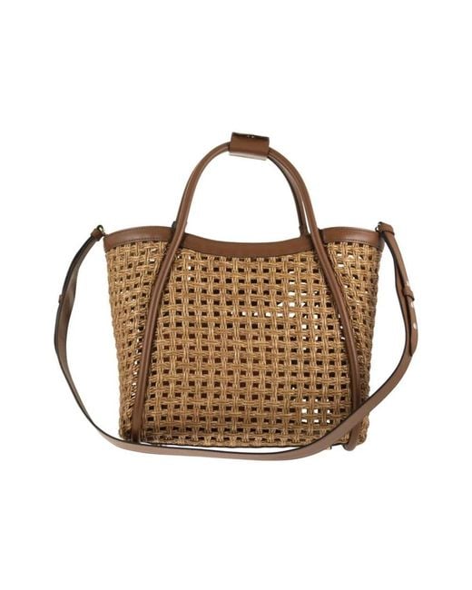 Max Mara Brown Handbags