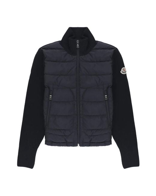 Moncler Blue Down Jackets for men