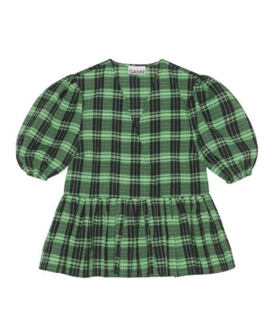 Ganni Green Blouses