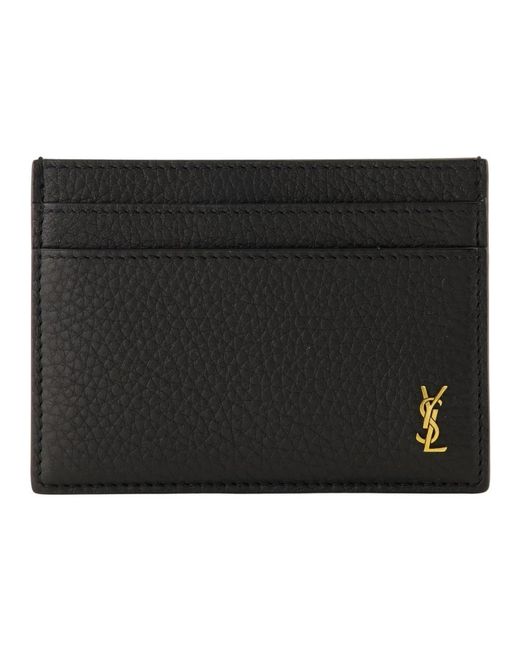 Saint Laurent Tiny Cassandre Kartenetui in Black für Herren