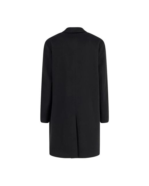 Hevò Black Single-Breasted Coats for men