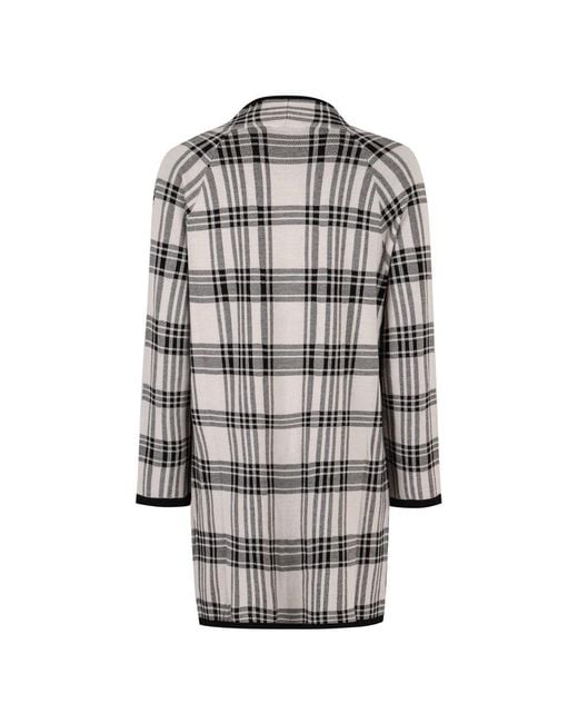 Max Mara Truien & Vesten ,Wol Wollen Vest Met Ruitmotief in het Black