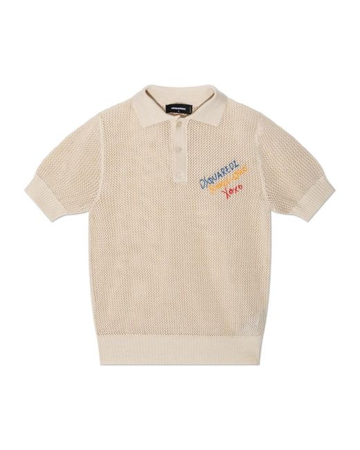 DSquared² Polo Shirts in het Natural