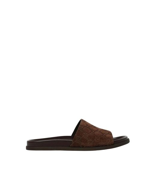 Gucci Brown Sliders for men