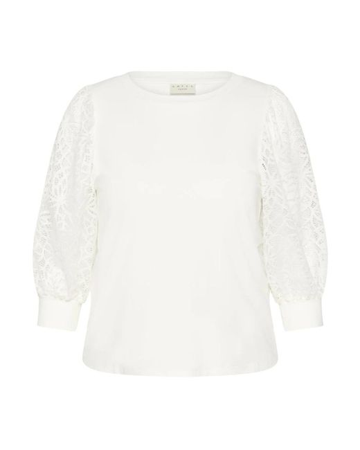 Blouses Kaffe en coloris White