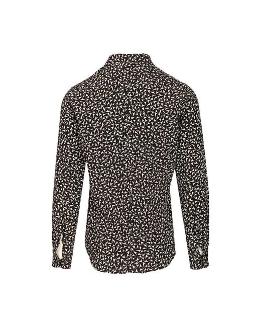 Dries Van Noten Black Casual Shirts for men