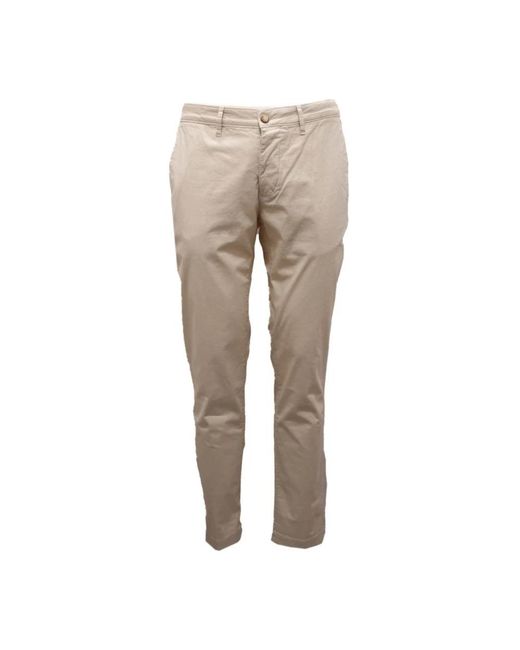 Cruna Broeken ,Wit ,Newtown Broek in het Natural voor heren