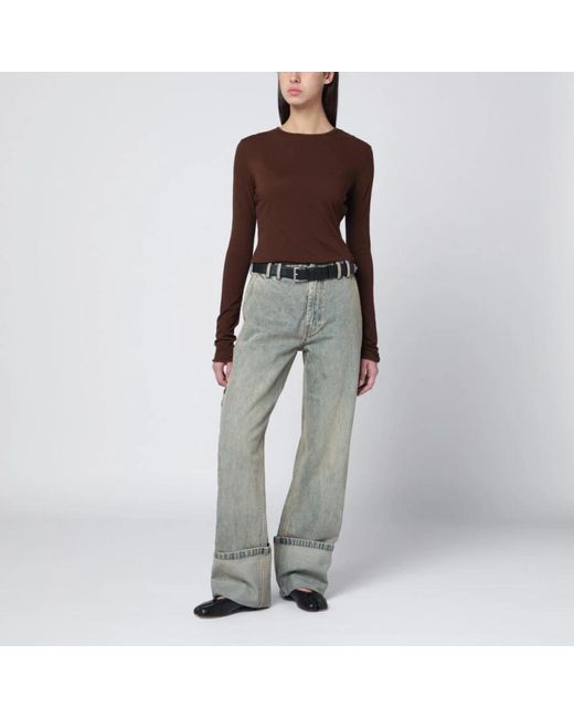 Entire studios Brown Long Sleeve T-Shirts