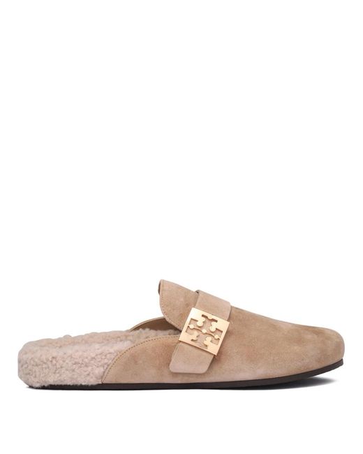 Mules di Tory Burch in Natural