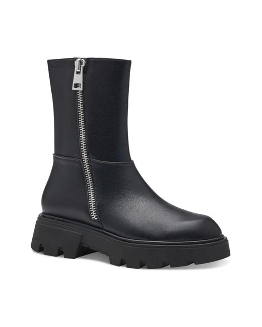 Tamaris Black Ankle Boots