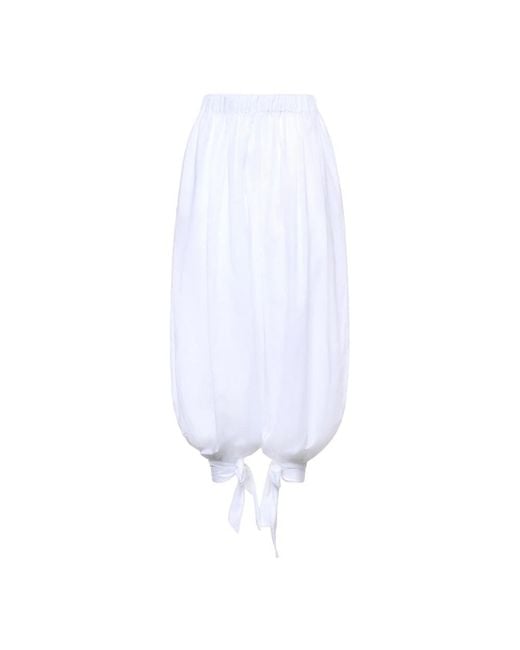 ANDAMANE White Straight Trousers