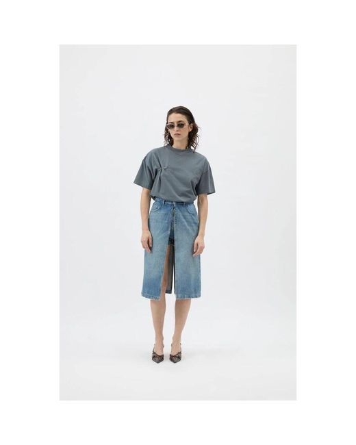 Halfboy Blue Turbulence Pin T-Shirt