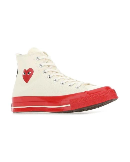 COMME DES GARÇONS PLAY Red Sneakers for men