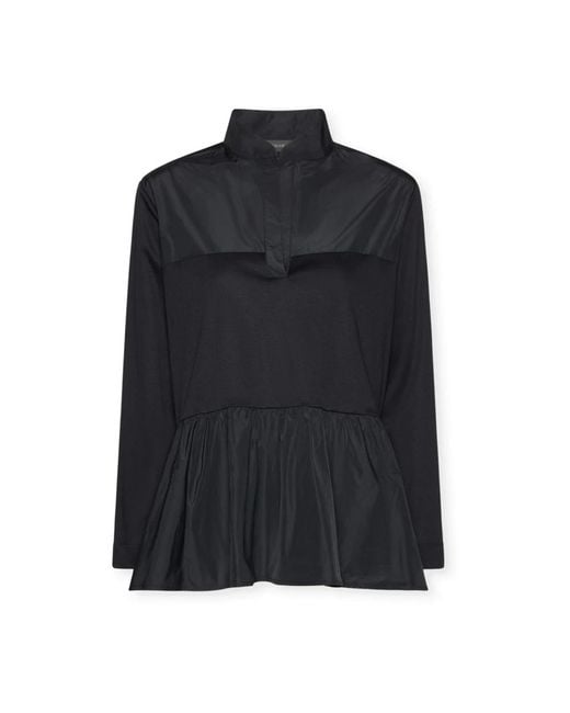 Blouses Elena Miro de color Black