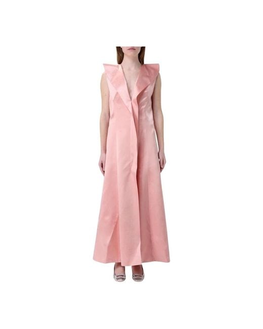 Maxi Dresses Philosophy Di Lorenzo Serafini de color Pink