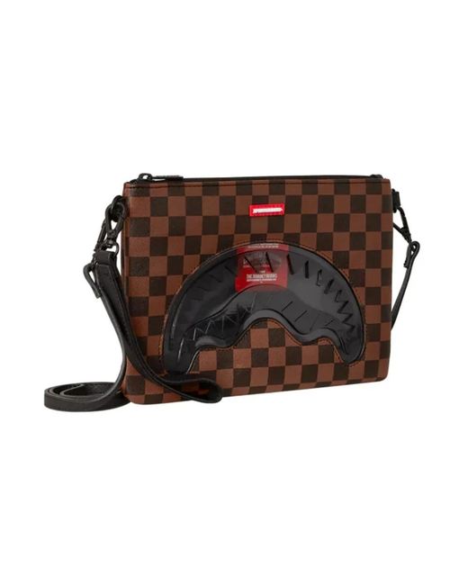 Sprayground Black Cross Body Bags for men