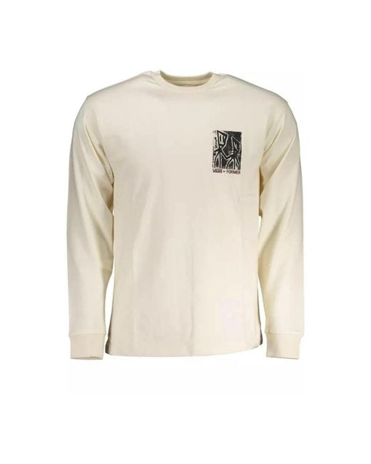 Vans Natural Long Sleeve T-Shirts for men