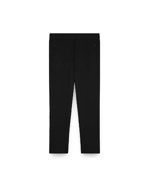 Paul & Shark Bestickte Supima-Baumwoll-Trackpants in Black für Herren