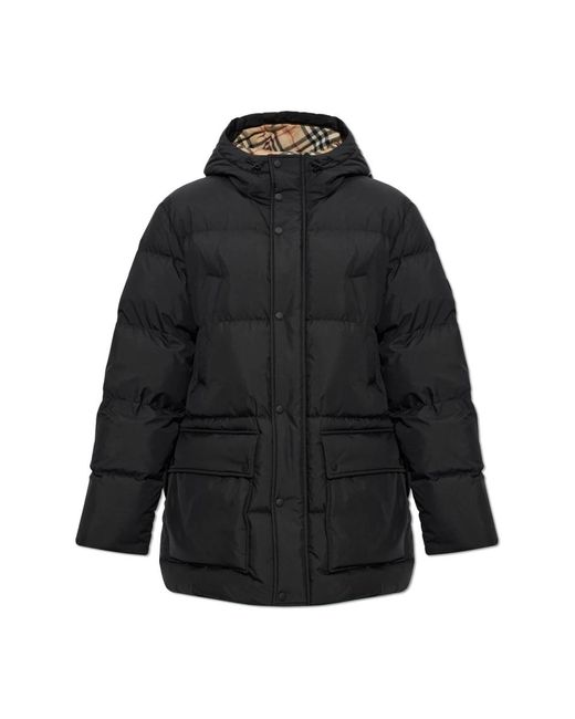 Down Jackets Burberry pour homme en coloris Black