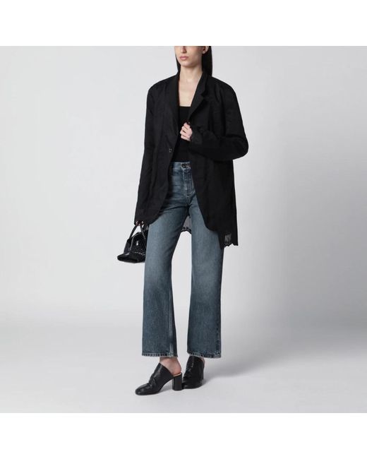 Our Legacy Reversible Drip Blazer in het Black