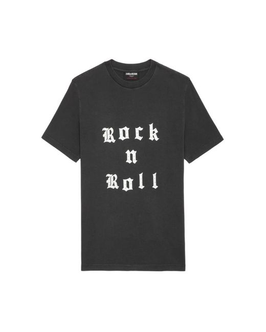 T-Shirts Zadig & Voltaire de color Black