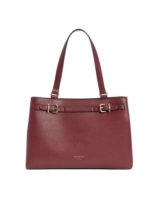 Twinset Red Tote Bags