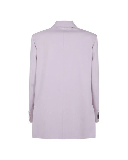 Max Mara Purple Blazers
