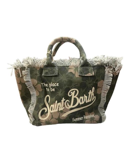 Mc2 Saint Barth Green Tote Bags