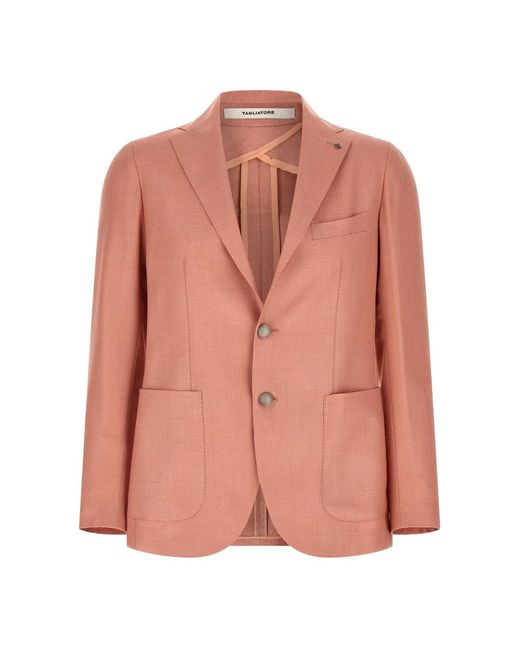 Tagliatore Pink Blazers for men