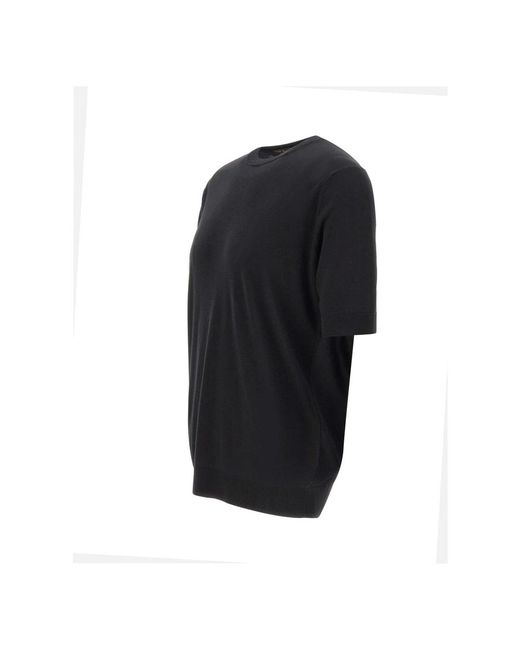 FILIPPO DE LAURENTIIS Black T-Shirts for men