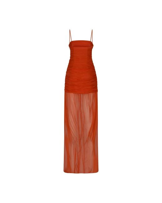 Raquel Diniz Orange Party Dresses