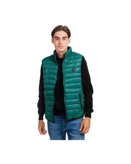 U.S. POLO ASSN. Jassen ,Groen ,Polyester Omkeerbaar Herenvest 46019-A133-547 in het Green voor heren