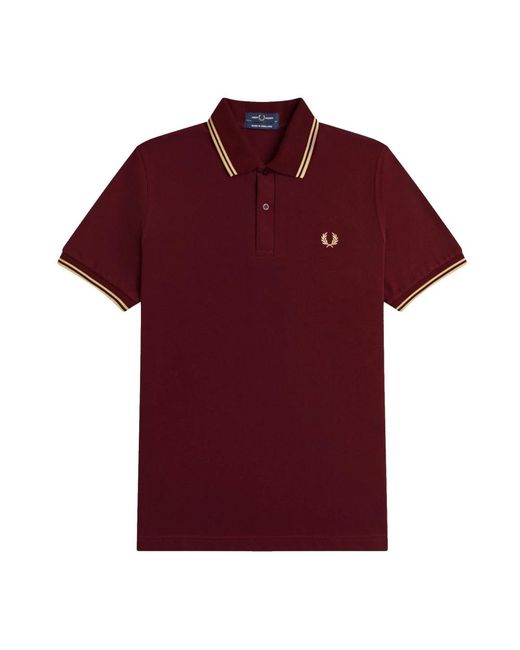 Fred Perry Red Polo Shirts for men