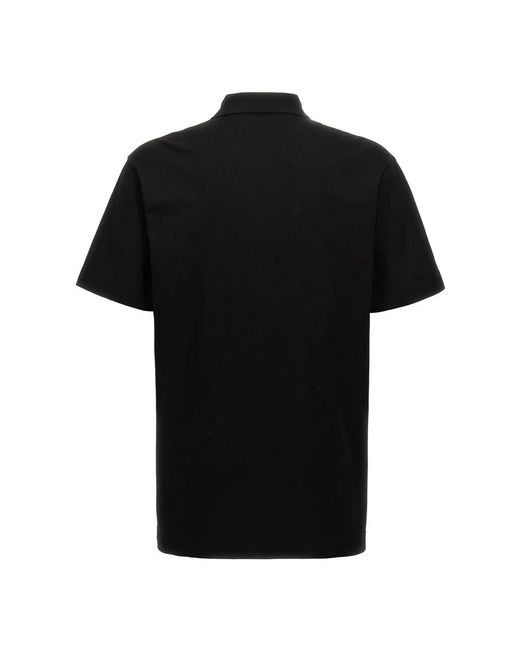Givenchy Logo Embroidery Polo in het Black voor heren